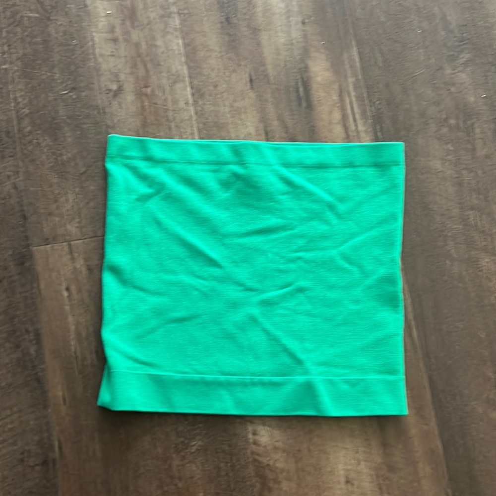 Out from Under Seamless Green Tube top